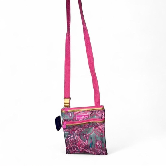 Simply Southern Handbags - Simply Southern Elephant Pink and Gray Crossbody Bag